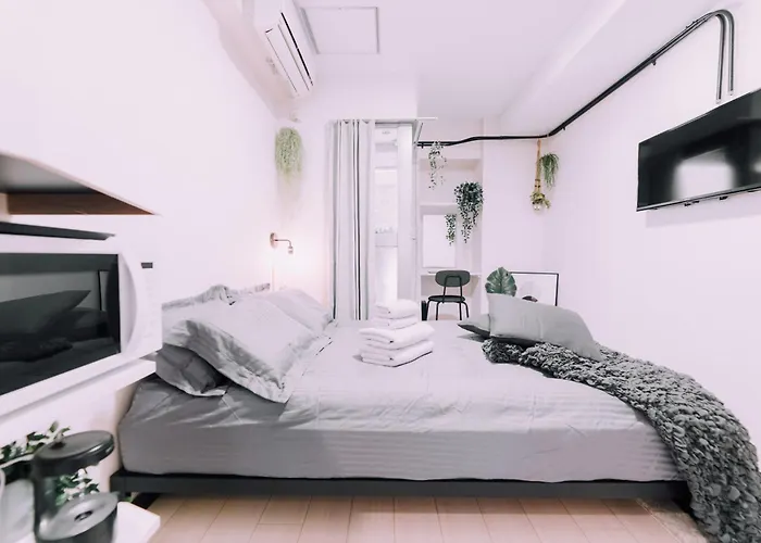 Minimalist Loft Namba Compact Studio With A 24-Hour Gym Ma902