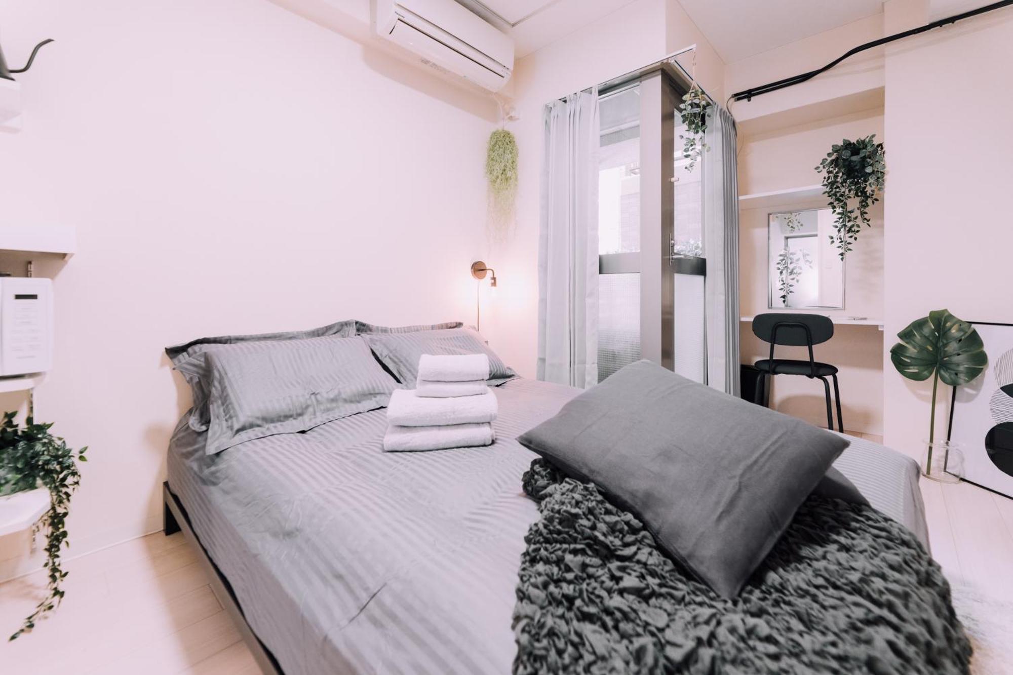 Minimalist Loft Namba Compact With A 24-hour Gym Ma902 * Osaka